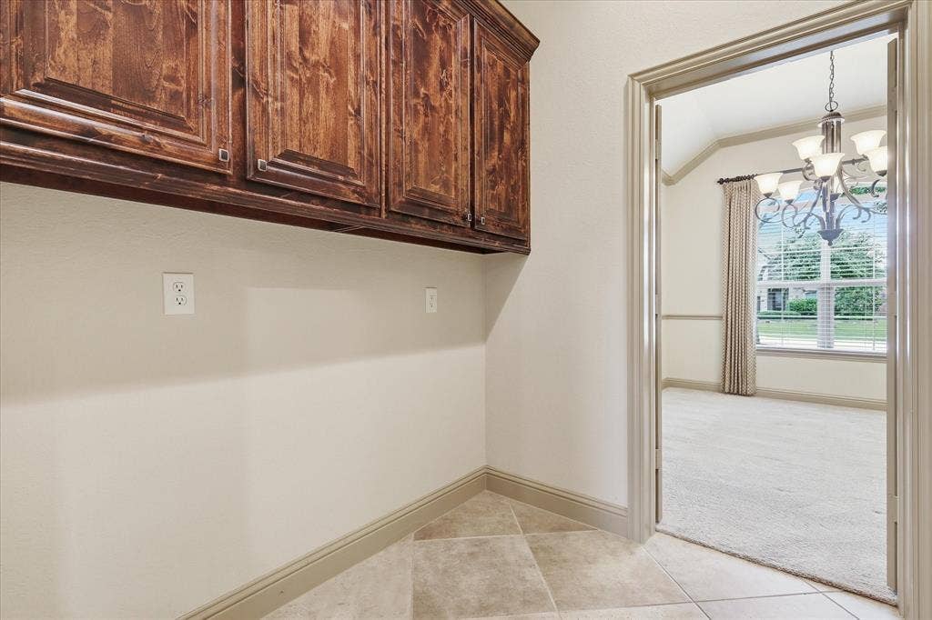411 Devonshire Drive, Prosper, TX 75078 Butler's pantry across from large walk-in pantry