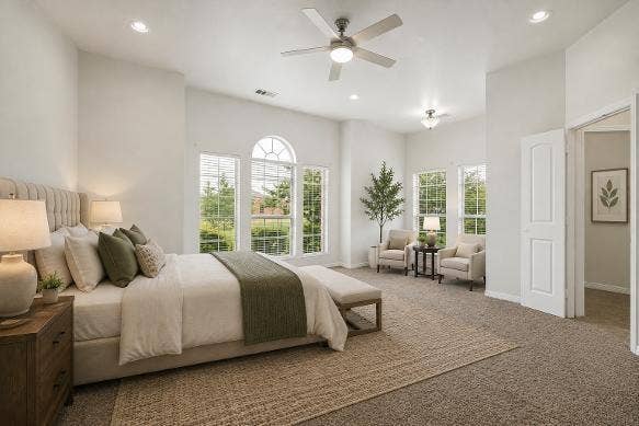 11070 Magic Lane, Forney, TX 75126 Second primary suite. Virtually staged.