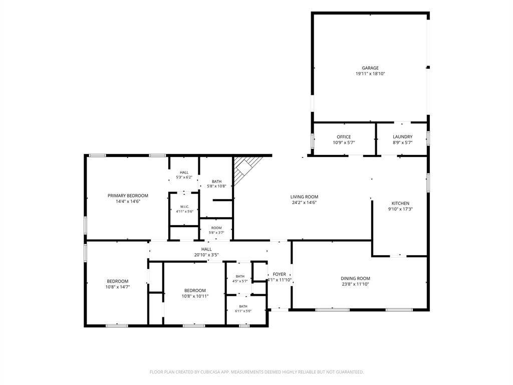 1121 W Redbud Drive, Hurst, TX 76053 Floor plan