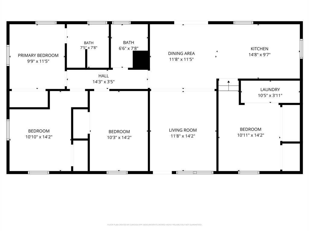 608 Bunny Rabbit Road, Athens, TX 75751 Floor plan