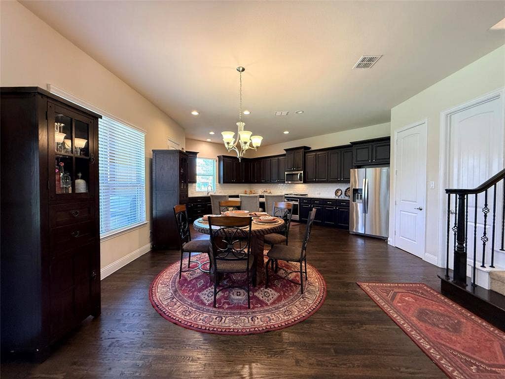 7310 Venice Drive, #4, Grand Prairie, TX 75054 Open Dining and Kitchen areas