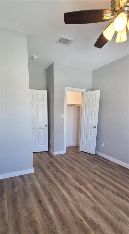 9114 Caddo Road, #A & B, Houston, TX 77078 Bedroom 2 - Natural Vinyl flooring