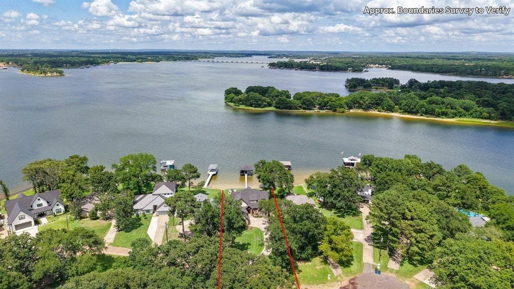 229 N Beverly Drive, Malakoff, TX 75148 .38 acre lot with 80 feet of platted waterfront