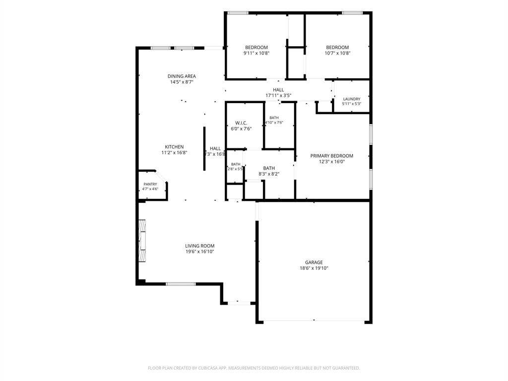 304 N Cherokee Shores Drive, Mabank, TX 75156 Floor Plan and measurements