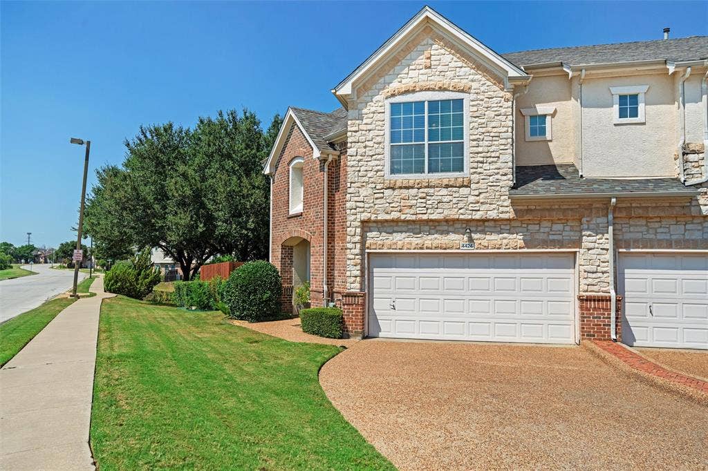 4424 Honfleur Court, Irving, TX 75038 Featuring a two car garage and your own private driveway!