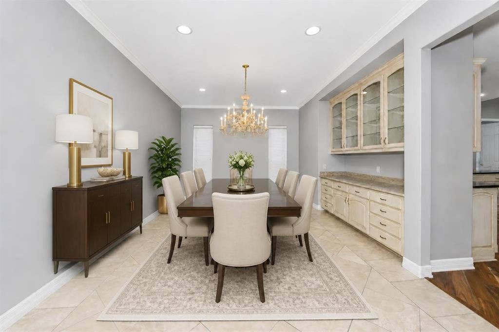 5974 River Bend Drive, Benbrook, TX 76132 Formal Dining virtual stage