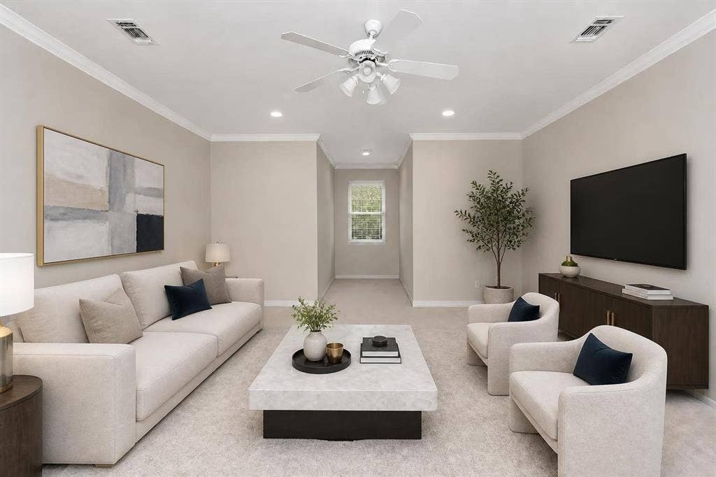 5974 River Bend Drive, Benbrook, TX 76132 Room upstairs Virtual stage