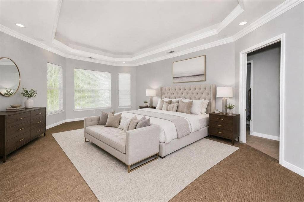 5974 River Bend Drive, Benbrook, TX 76132 Primary bedroom one first level
