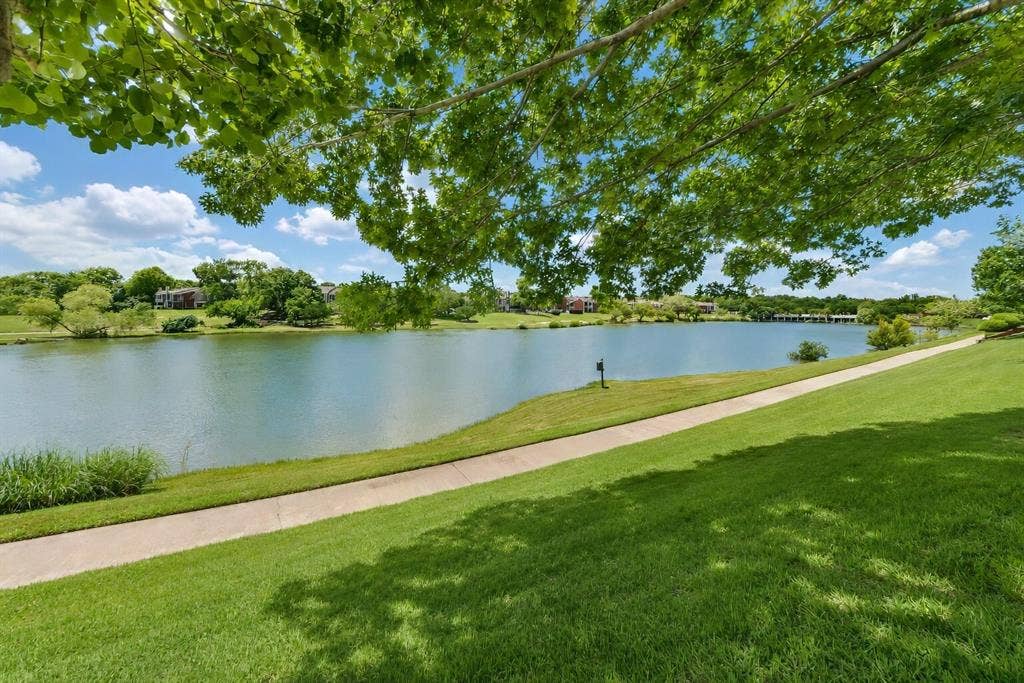 5974 River Bend Drive, Benbrook, TX 76132 Enjoy your own private sidewalks.