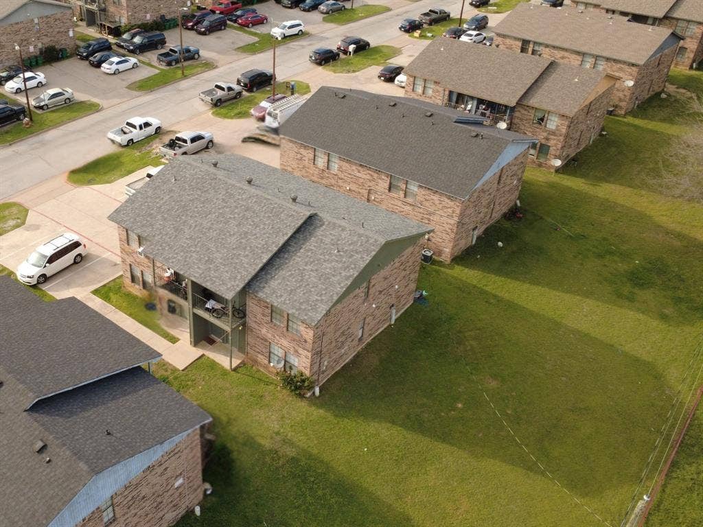1912 Bernice Street, #B, Haltom City, TX 76117 Aerial view of community with large greenbelt