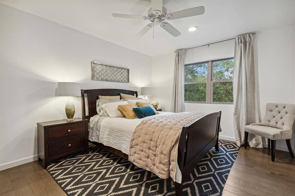 7342 Briar Road, Azle, TX 76020 Bedroom with jack & jill bathroom access and custom walk-in closet