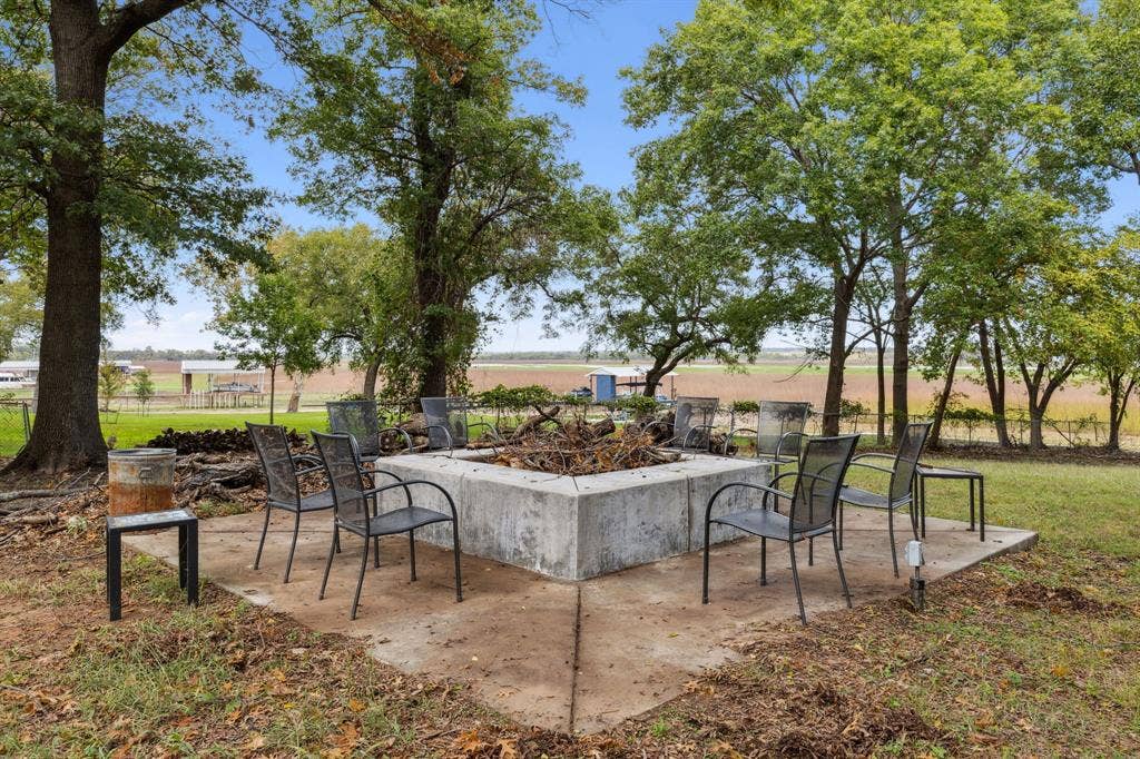 7342 Briar Road, Azle, TX 76020 Extra large firepit near the waterfront