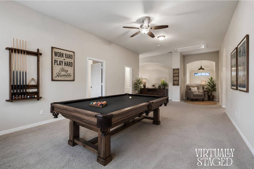 1905 Fountain Meadows Drive, Euless, TX 76039 Virtually staged game room and reading nook.