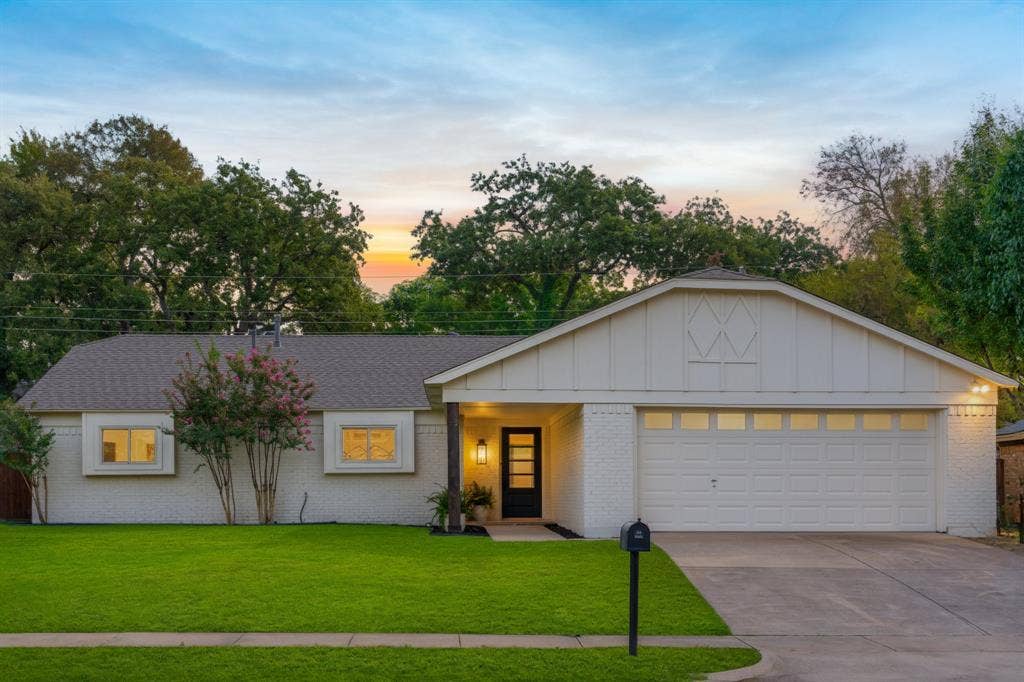 2212 Mountainview Drive, Hurst, TX 76054 Fresh paint, windows and front door.