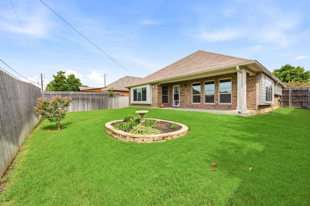 6532 Fairview Drive, Watauga, TX 76148 Outdoor Entertaining Space! Full Sprinkler System!