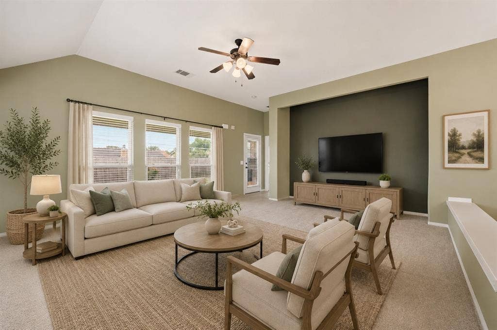 6532 Fairview Drive, Watauga, TX 76148 Virtually Staged Living Area