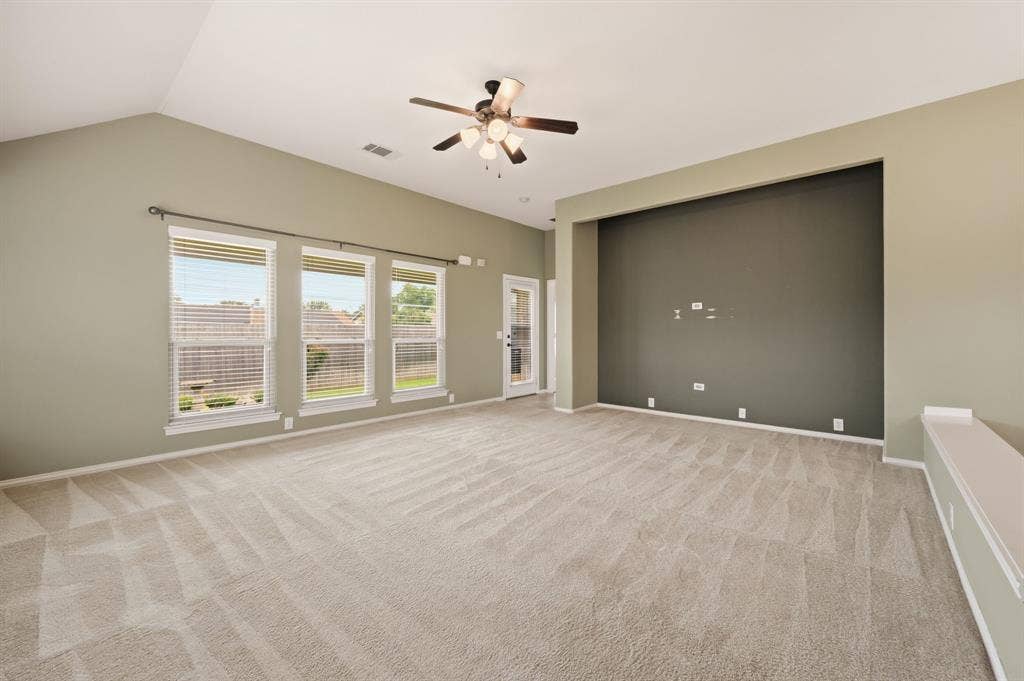 6532 Fairview Drive, Watauga, TX 76148 Another View of Living Area with Wall of Windows Overlooking the Beautiful Backyard!