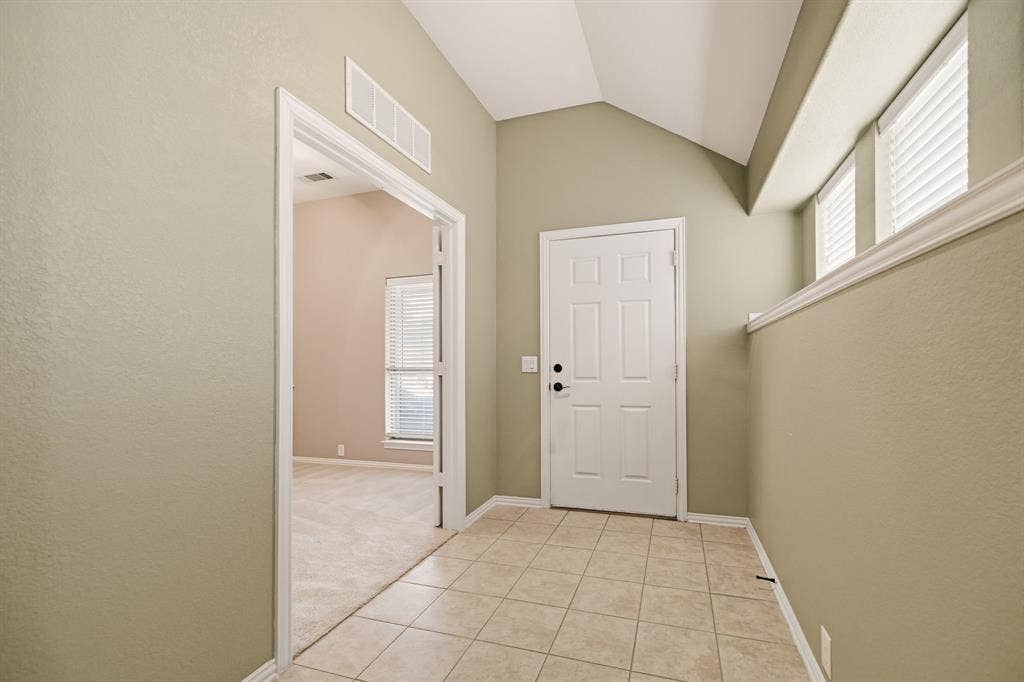 6532 Fairview Drive, Watauga, TX 76148 Entry Way with Doors on Left Leading to the Office!