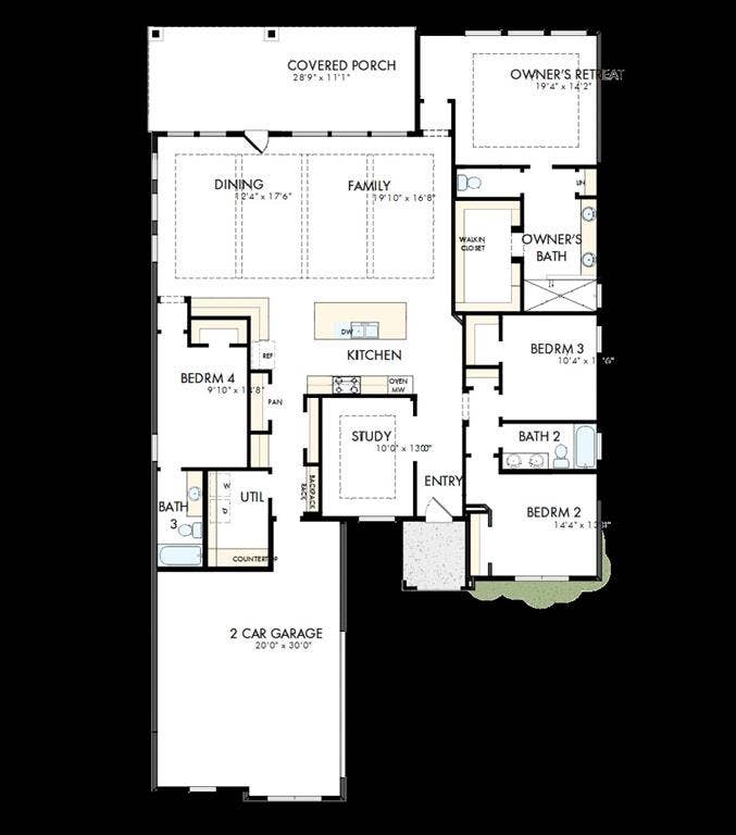 1926 Lowland Drive, Rockwall, TX 75087 Floor plan