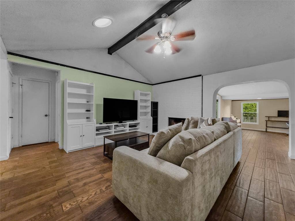 6412 Storm Drive, Watauga, TX 76148 You can see the second living area from here