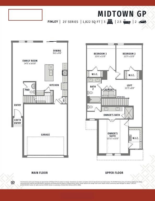 3725 Pierce Lane, Grand Prairie, TX 75052 Our wonderful Finley plan features the perfect open concept design with easy access to your fenced back yard!