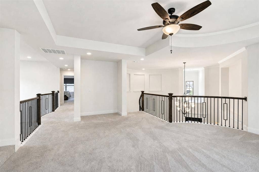 304 Cottontail Lane, Northlake, TX 76247 Upstairs is the game room that overlooks both the entry and living room.