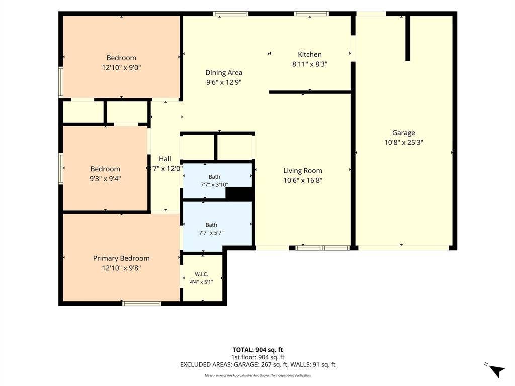 1307 Luanne, Bellmead, TX 76705 Floor plan