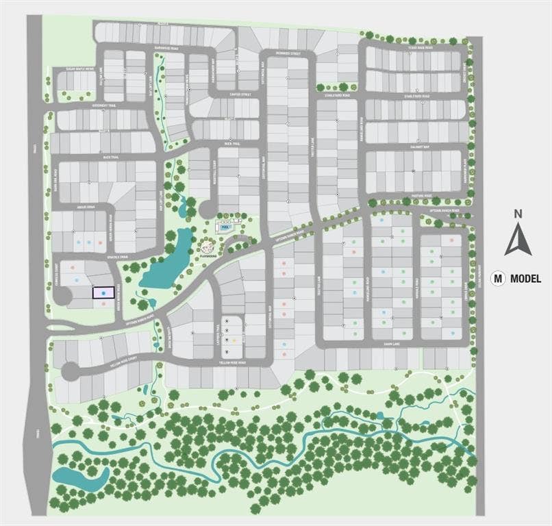 704 Green Heron Road, Celina, TX 75009 The Ranch at Uptown Celina Sitemap
