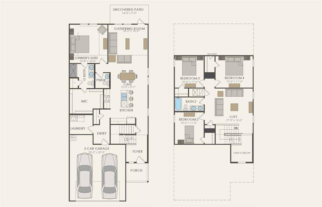 2104 Sugar Maple Lane, Forney, TX 75126 Floor Plan