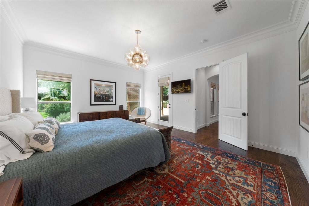 Beautiful views and direct access to the backyard oasis