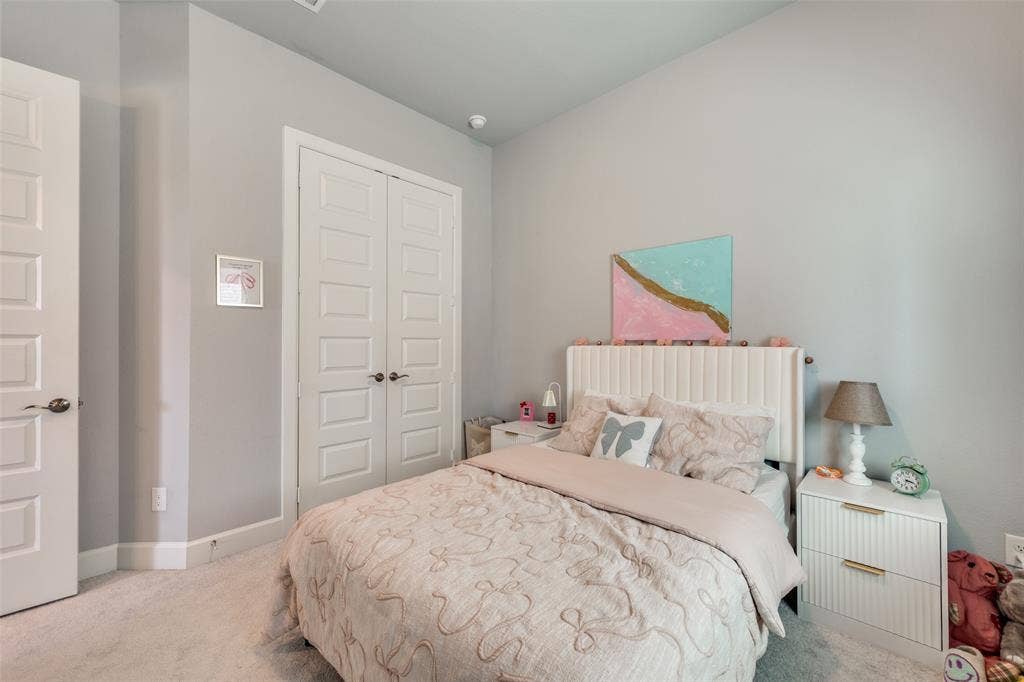 2703 Trinity Ridge Street, Mansfield, TX 76063 Recessed lighting and a light gray wall color create a bright ambiance