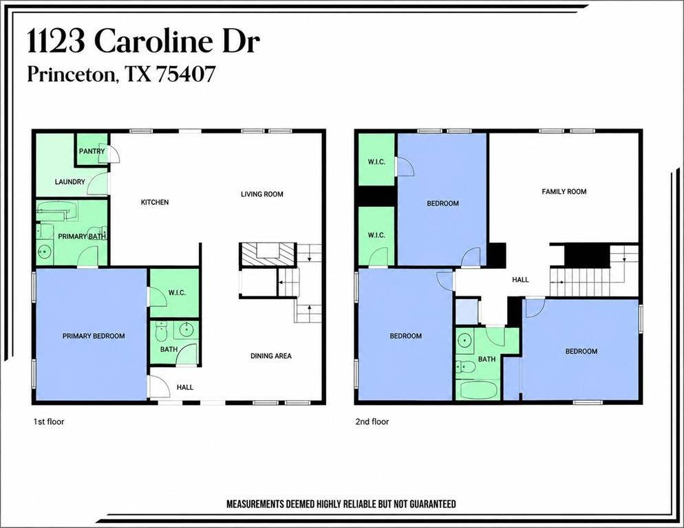 1123 Caroline Drive, Princeton, TX 75407 1123 Caroline Drive, Princeton, TX 75407