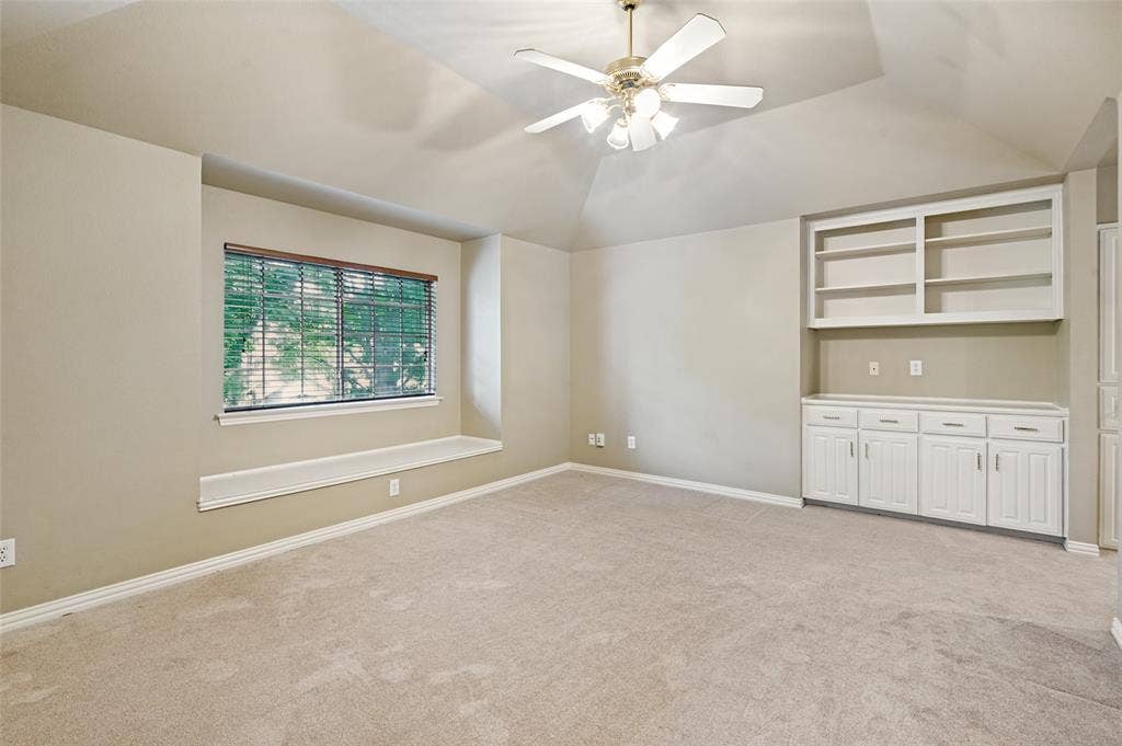 2820 Creek Bend, McKinney, TX 75072 Great living space upstairs with built in cabinets and bookshelves. Window seats in many rooms and ceiling fans throughout the home