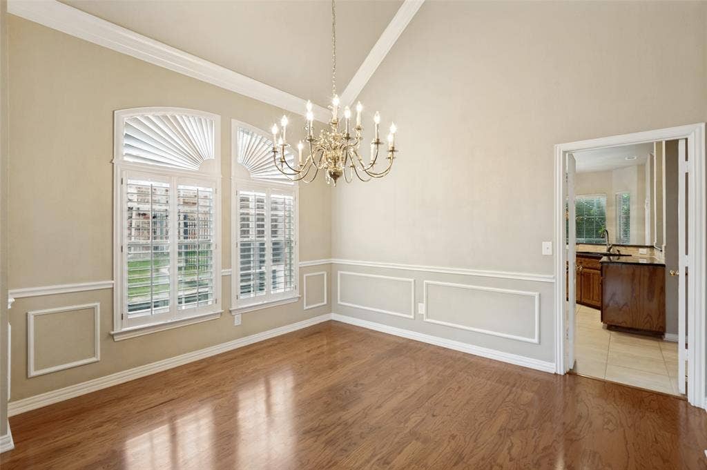 2820 Creek Bend, McKinney, TX 75072 The dining room opens to the kitchen for easy access.