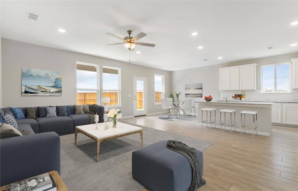 3312 Fortress Way, Denton, TX 76208 *Virtual Representation - Open concept throughout main living areas