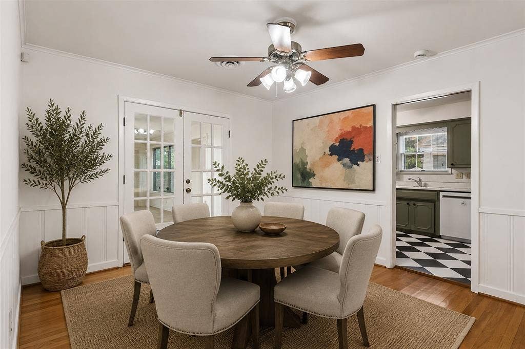3616 Harwen Terrace, Fort Worth, TX 76109 Dining Room Virtually Staged