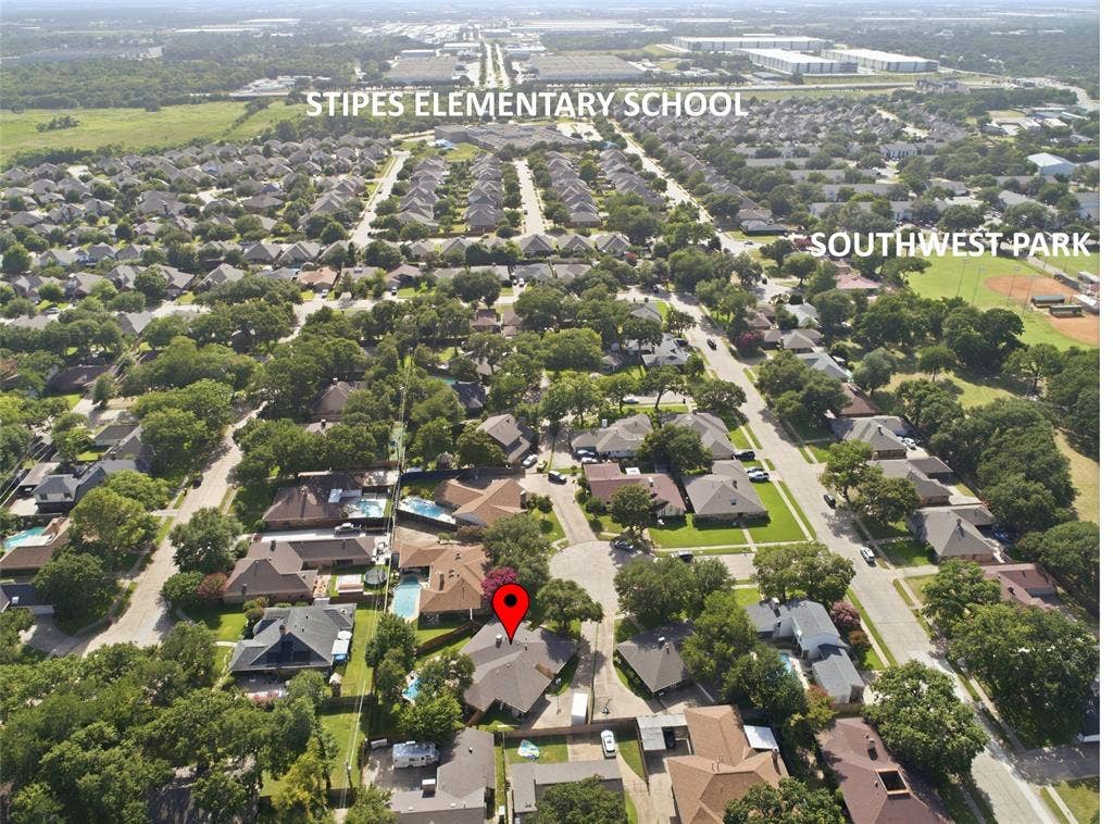 500 Irongate Circle, Irving, TX 75060 Close proximity to Stipes Elementary School and Southwest Park