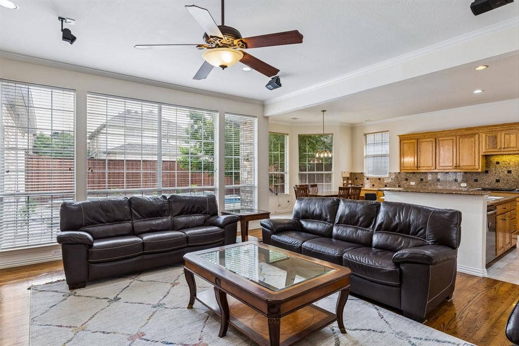 3809 Brookfield Drive, Plano, TX 75025 A charming and meticulously maintained home in a prime Plano location. Discover a bright and open interior filled with abundant natural light enhanced by a neutral color palette.