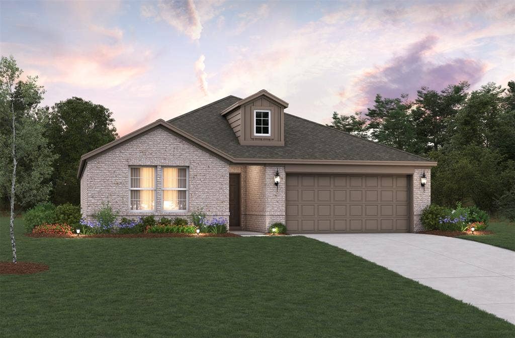 2013 Bayou Glen Drive, Denton, TX 76207 Beazer Homes Stark Farms Allegheny floorplan.