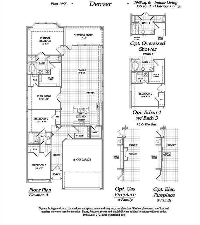 3808 Summerfield Drive, Crandall, TX 75114 Floor Plan
