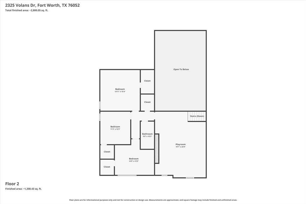 2325 Volans Drive, Haslet, TX 76052 Floor plan