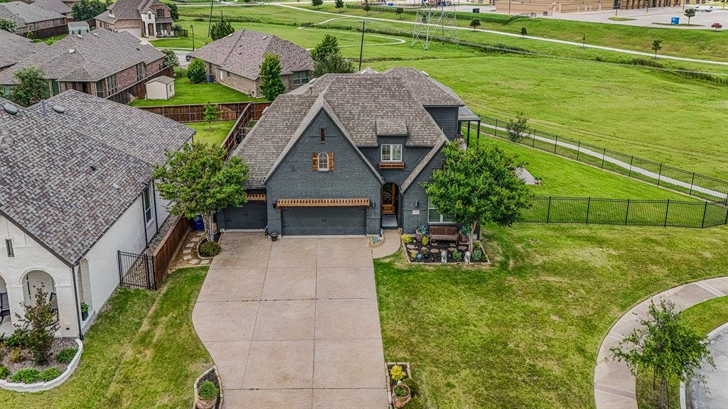 1831 Morning Mist Way, Wylie, TX 75098 Wonderful cul de sac lot with on the greenbelt