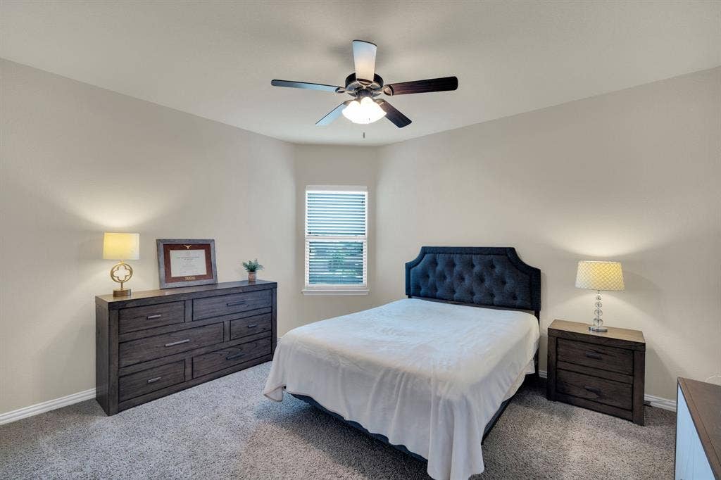 Second floor private bedroom with great walk in closet. The second floor is perfect for the household with multi generational living needs or maybe you have an independent that needs their own space.