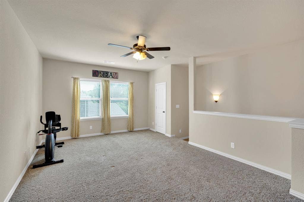 Second floor living room. This floor offers a second living room, one bedroom and a private full bathroom.