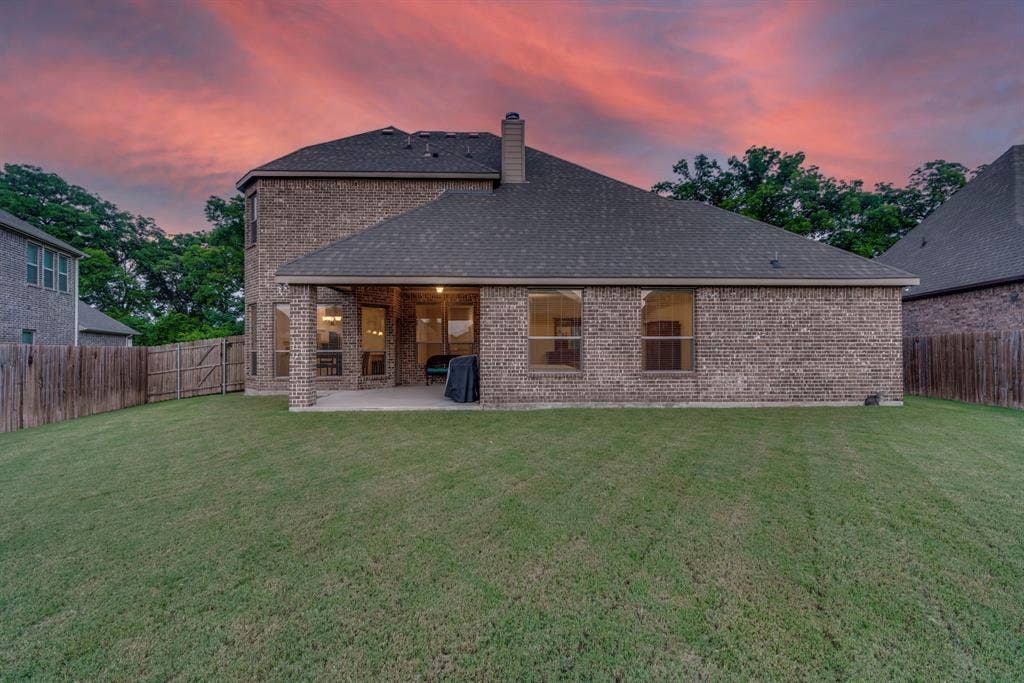 How about an outdoor pergola and firepit while taking in a beautiful Texas sunset