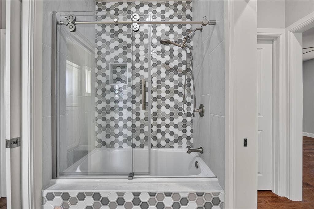 Bedrooms share shower and toilet but have separate vanity and sink