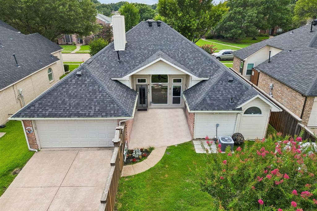607 Grimsworth Court, Allen, TX 75002 Aerial view.