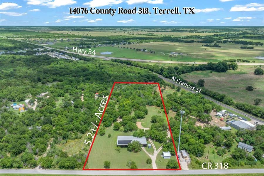 Property photo for 14076 County Road 318, Terrell, TX
