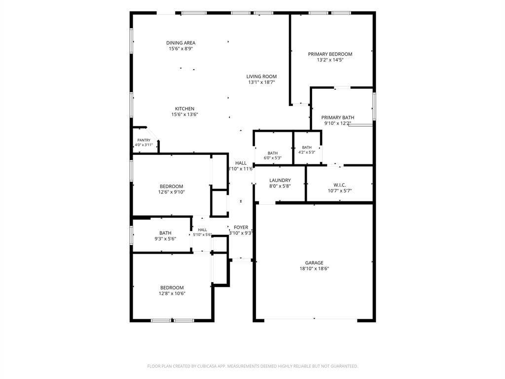 117 Parkside Drive, Trinidad, TX 75163 Floor plan