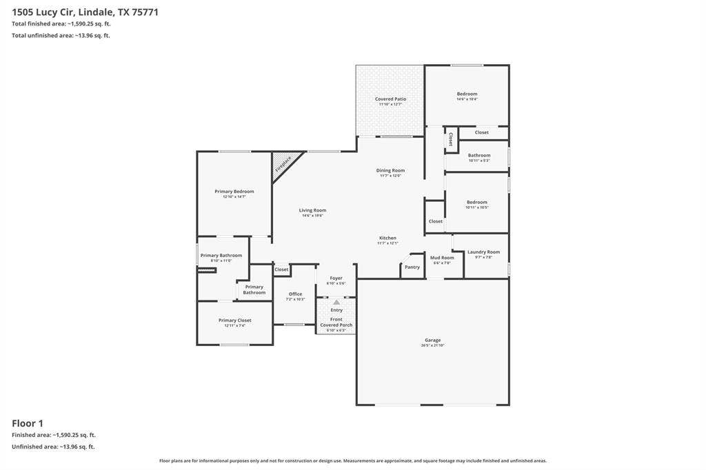 1505 Lucy Circle, Lindale, TX 75771 1505 Lucy Circle, Lindale, TX 75771